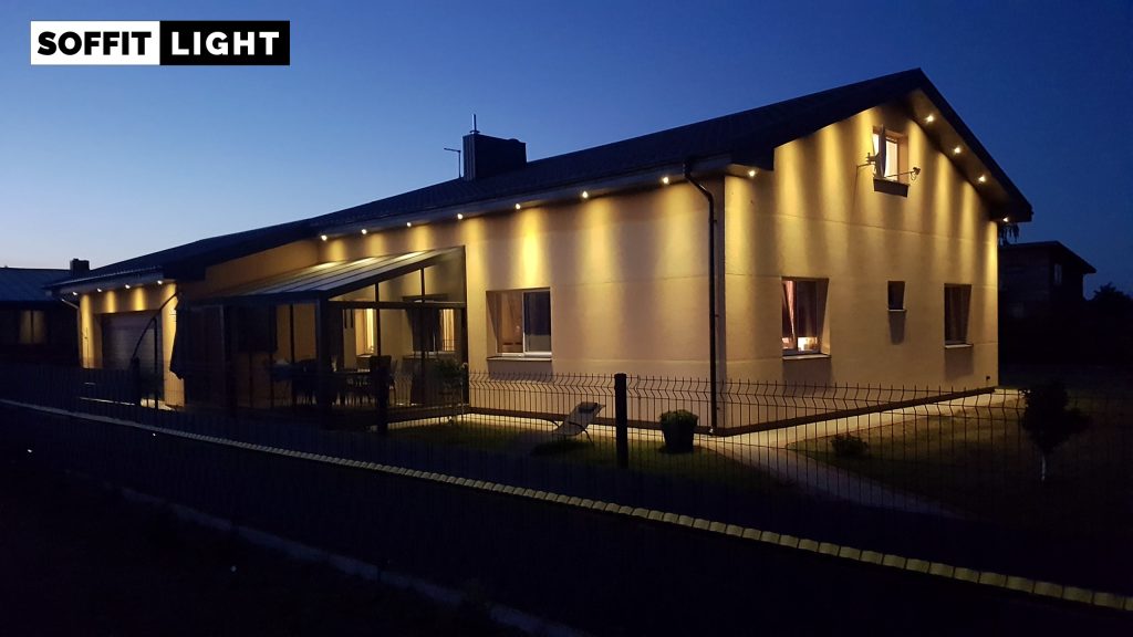 LED recessed lights for facade Soffit Light
