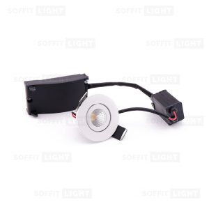 1W Recessed LED Light with a connector 3000K IP44 (WHITE) - Image 3