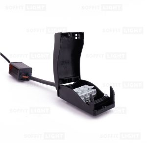 1W Recessed LED Light with a connector 3000K IP44 (BLACK) - Image 4