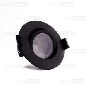 Dimmable 6W LED Soffit Light - Black, Adjustable CCT IP20/65 - Image 3