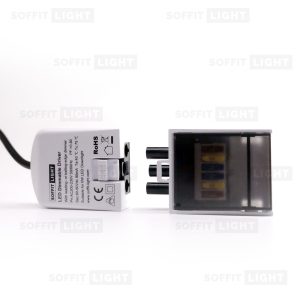 Dimmable 6W LED Soffit Light - Dark Brown, Adjustable CCT IP20/65 - Image 6