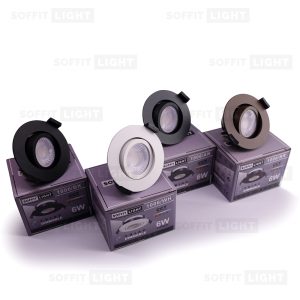 Dimmable 6W LED Soffit Light - Dark Brown, Adjustable CCT IP20/65 - Image 12