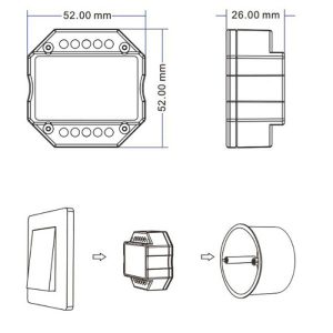 Smart WiFi TRIAC Dimmer S1-B(WT) with Tuya & SmartLife - Image 3