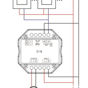 Single-channel 230V dimmer controller S1-B with TRIAC dimming function + Push DIM - Image 4